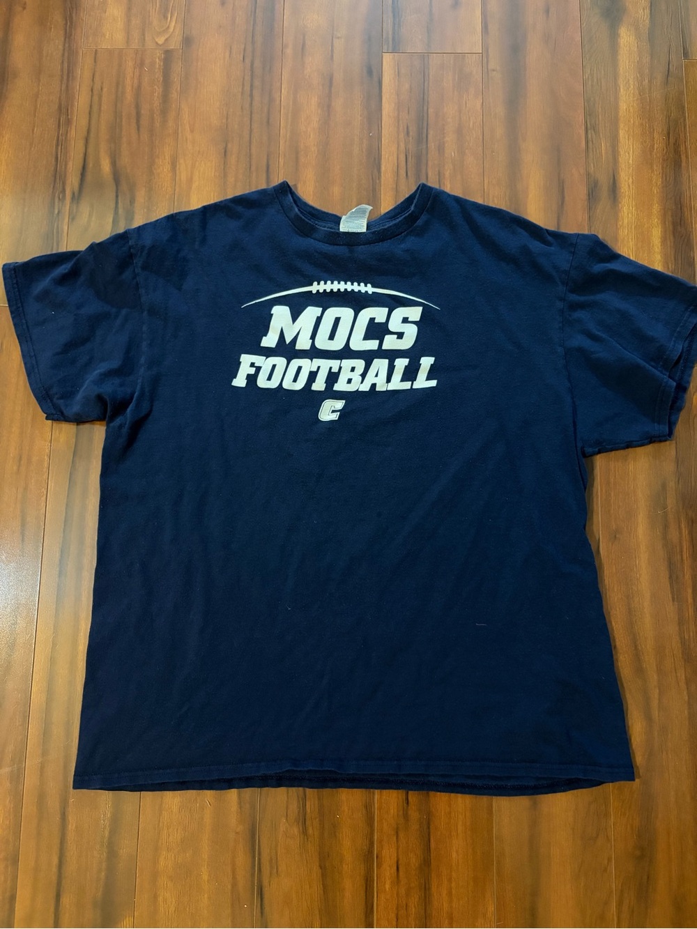 UT Chattanooga (UTC) Mocs Football Short Sleeve Navy Tee